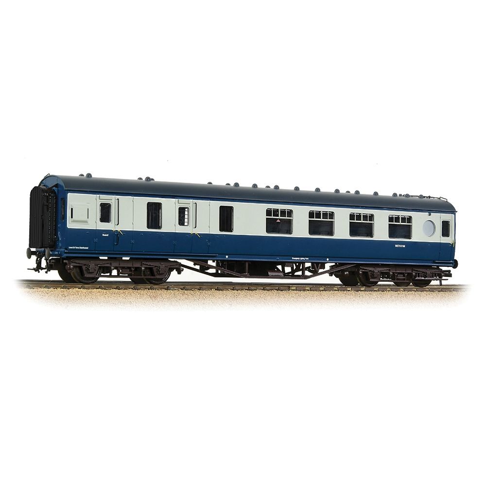 Branchline LMS 57ft 'Porthole' Brake Second Corridor BR Blue & Grey OO Gauge