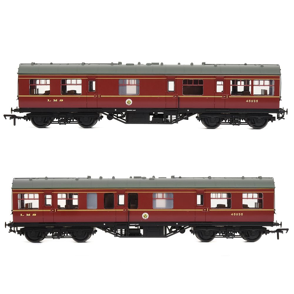 LMS 50ft Inspection Saloon LMS Crimson Lake OO Gauge Hobbies