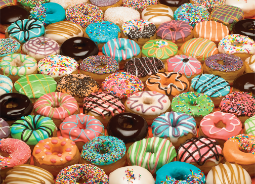 Cobble Hill Doughnuts 1000 Piece Jigsaw