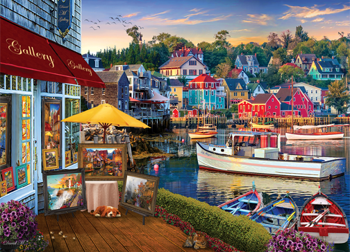 Cobble Hill Harbor Gallery 1000 Piece Jigsaw