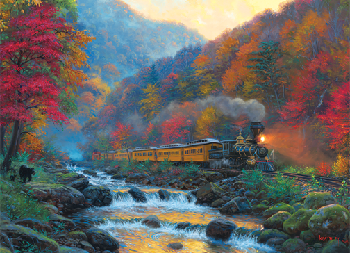 Cobble Hill Smoky Train 1000 Piece Jigsaw