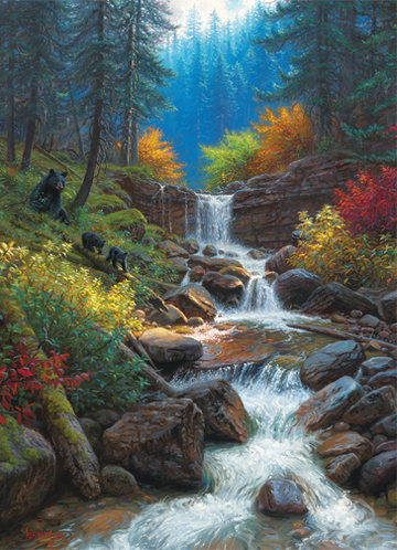 Cobble Hill Mountain Cascade 1000 Piece Jigsaw