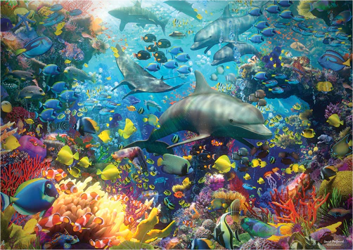 Cobble Hill Vibrant Sea 1000 Piece Jigsaw