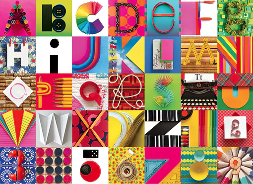 Cobble Hill Found Alphabet 1000 Piece Jigsaw