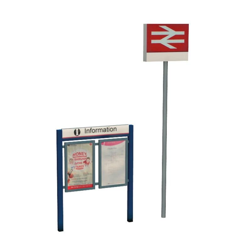 Branchline  Station Signage Set 44-548 OO Gauge
