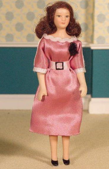 Margot in Dress Poseable Doll for 12th Scale Dolls House