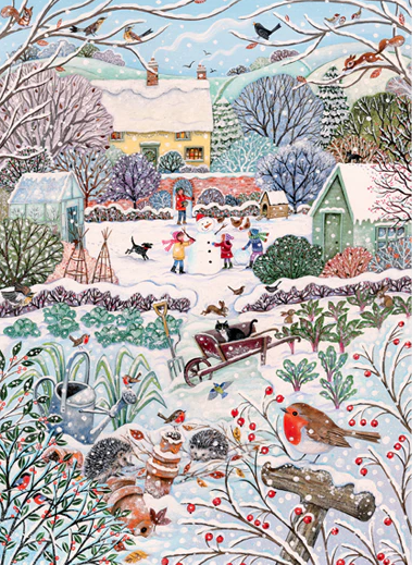 Cobble Hill Winter Holidays 500 Piece Jigsaw