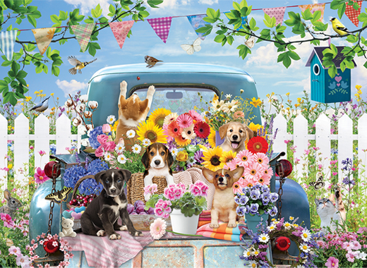 Cobble Hill Country Truck In Summer 500 Piece Jigsaw