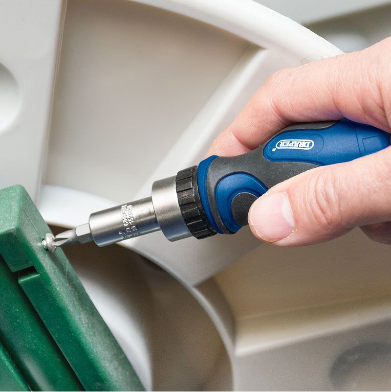 Draper Ratchet Screwdriver And Bit Set (42 Piece) Hobbies