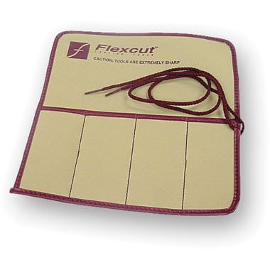 Flexcut KN00 4 Piece Pocket Knife Roll
