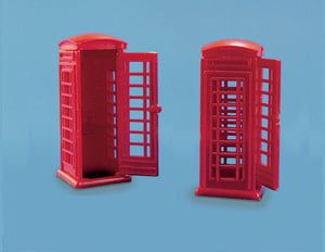 Peco Telephone Kiosks OO Gauge
