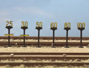 Peco Speed Restriction Signs OO Gauge