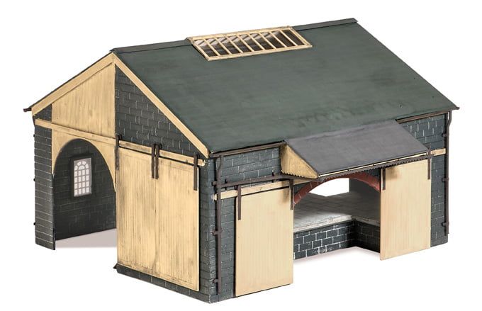 Peco Stone Goods Shed (155mm x 170mm)