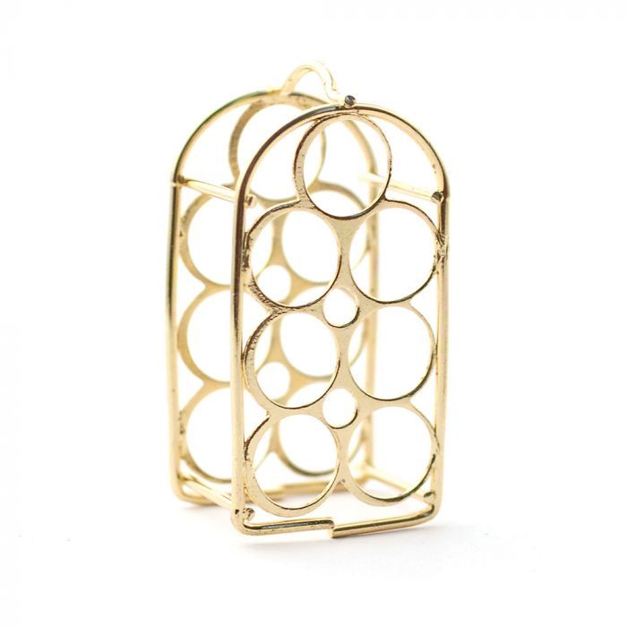 Metal Wine Rack for 12th Scale Dolls House