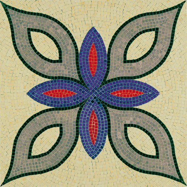 Aedes Ars Geometric Flower Mosaics Kit Hobbies