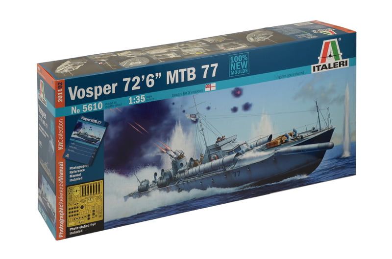 Italeri 1/35 Scale Vosper MTB 77 Model Kit