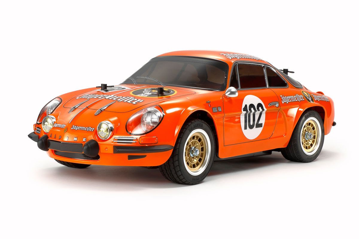 Tamiya 1/10 Scale Alpine A110 Jägermeister 1973 (M-06) Radio Controlled Model Kit