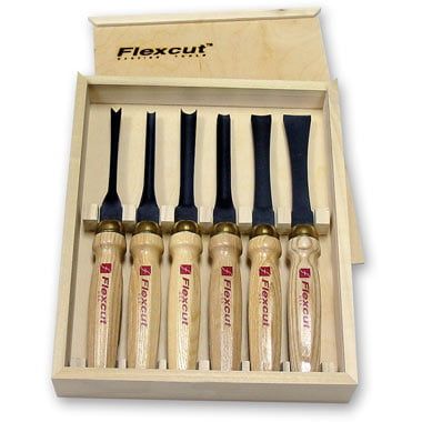 Flexcut MC150 Mallet Tool Starter Set (6 Piece)