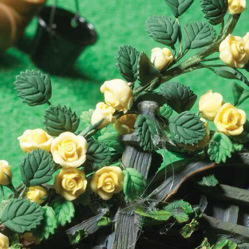 Climbing Yellow Rose 220mm 1:12 Scale for Dolls House Garden