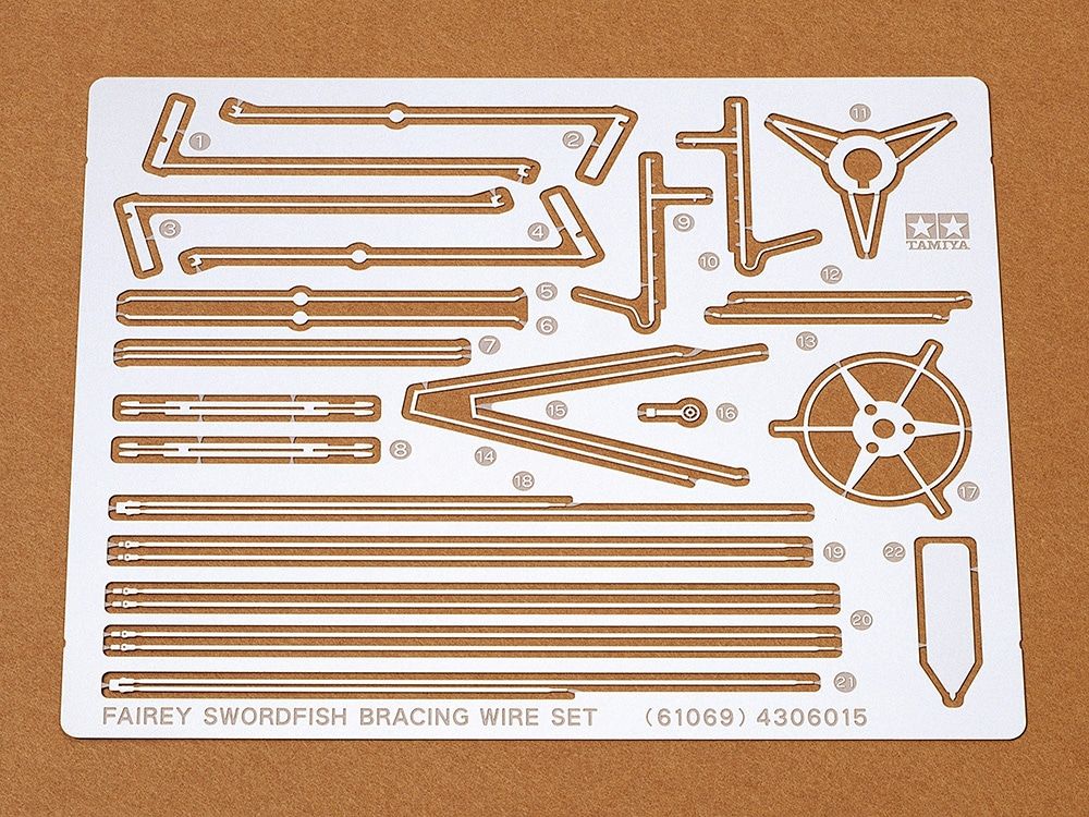 Tamiya Swordfish Strut Bracing Etched Set