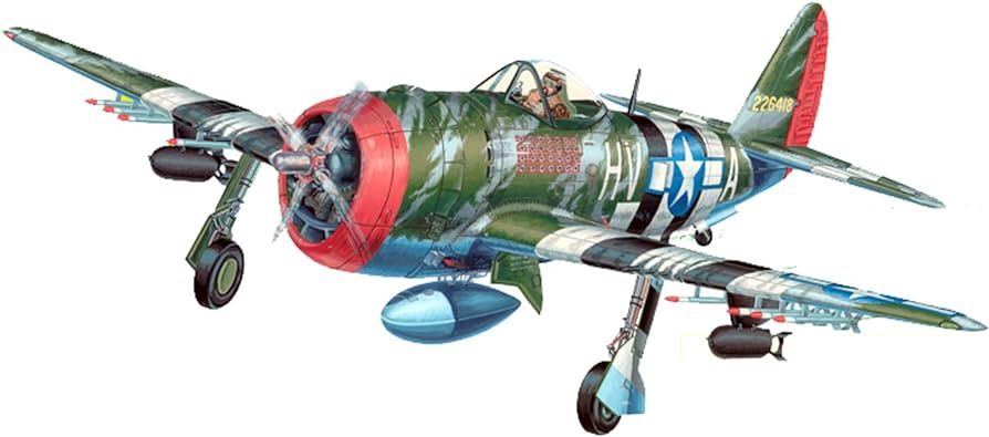 Guillows 1/16 Scale P-47D Thunderbolt Balsa Model Kit