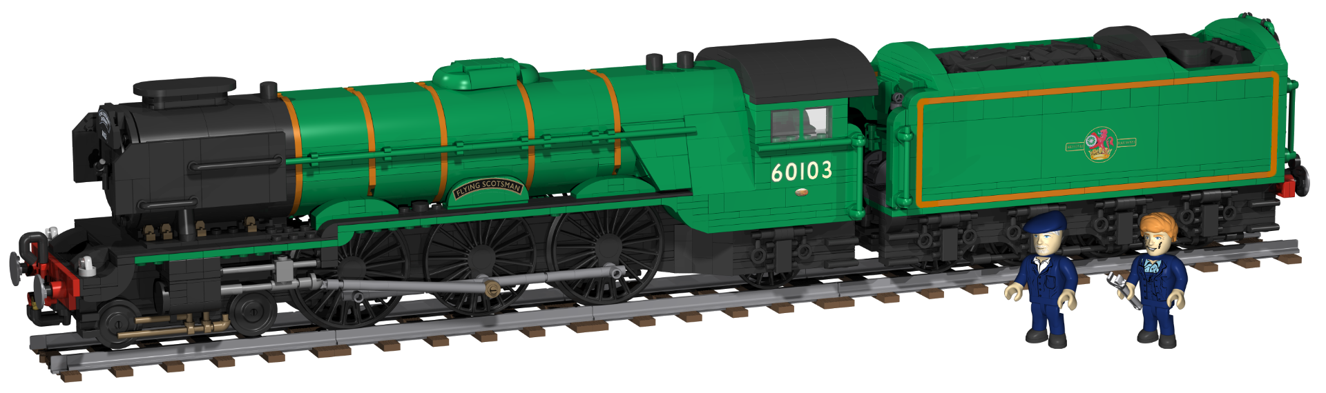 Cobi 1/35 Scale LNER A3 Flying Scotsman Locomotive Model Kit