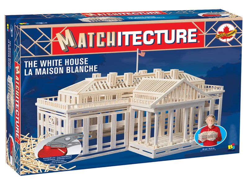 Matchitecture The White House Microbeam Matchstick Kit