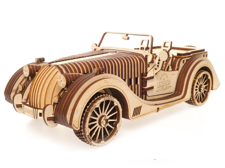 UGears Roadster Wooden Model Kit