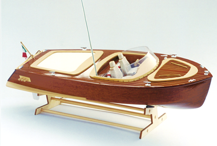 Mantua Models 1/20 Scale Mincio Motor Boat Model Kit