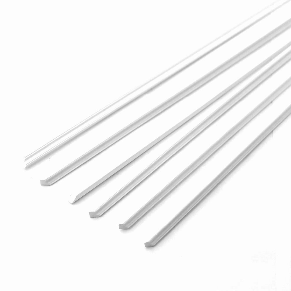 White Picture Rail Pack of 6 for 12th Scale Dolls House