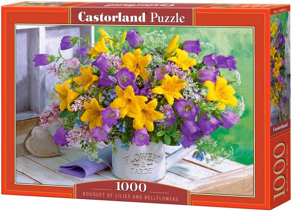 Castorland Bouquet of Lillies and Bellflowers 1000 Piece Jigsaw
