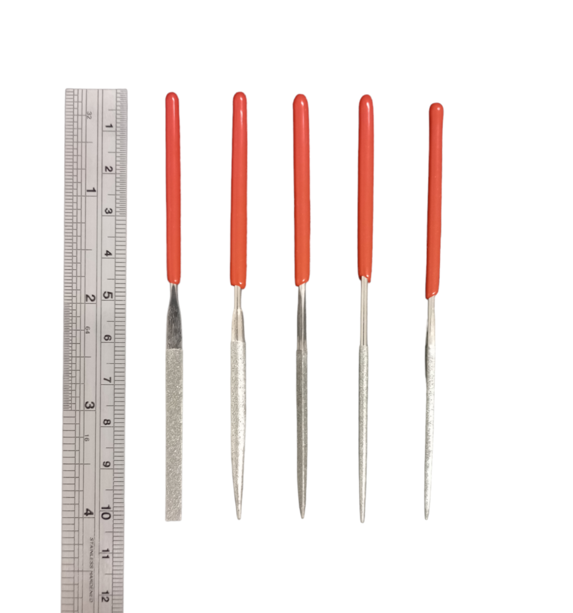 Expo Miniature 5pc Diamond Needle File Set in Wallet