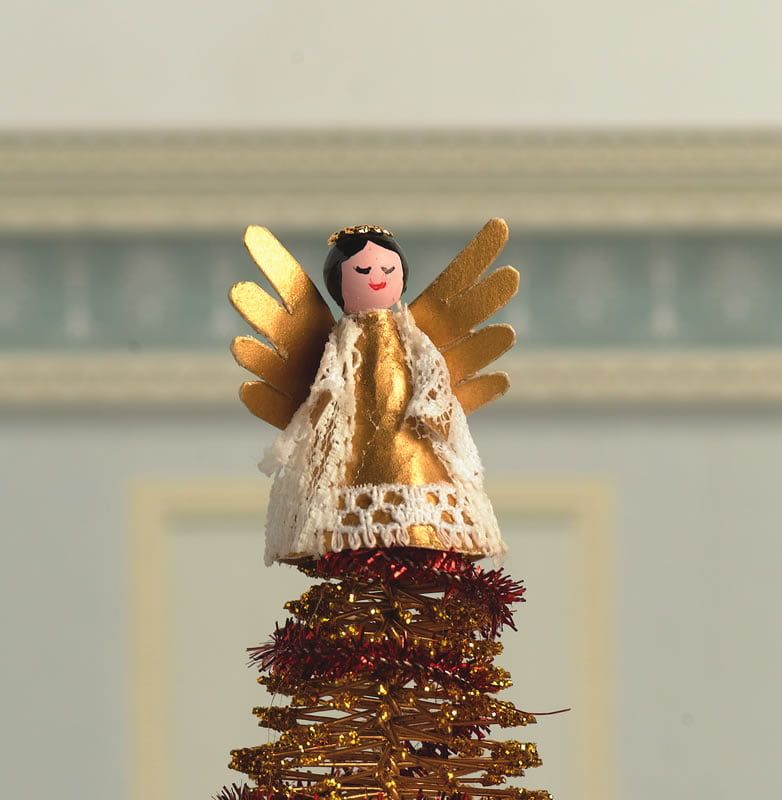 Angel Christmas Tree Topper for 12th Scale Dolls House