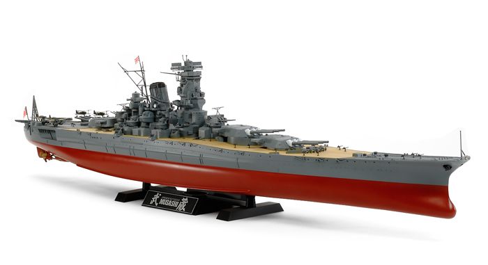 Tamiya 1/350 Scale Musashi Japanese Battleship Model Kit
