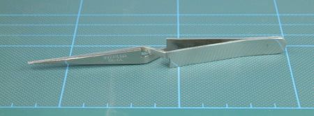 Expo 4 inch Stainless crosslock N0 59 Tweezer straight tip