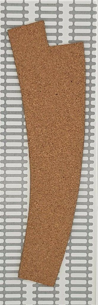 Cork track pre-cut - L/H Curved Point - Pack of 4