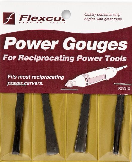 Flexcut RG310 4 Piece Power Carving Detail Gouge Set