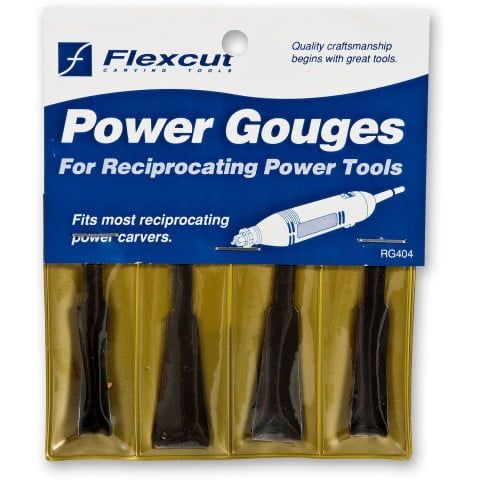 Flexcut 4 Piece Power Carving Roughing Gouge Set