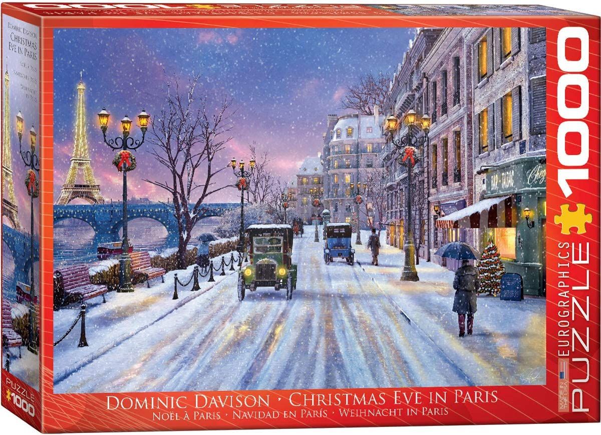 Eurographics Christmas Eve in Paris 1000 Piece Jigsaw