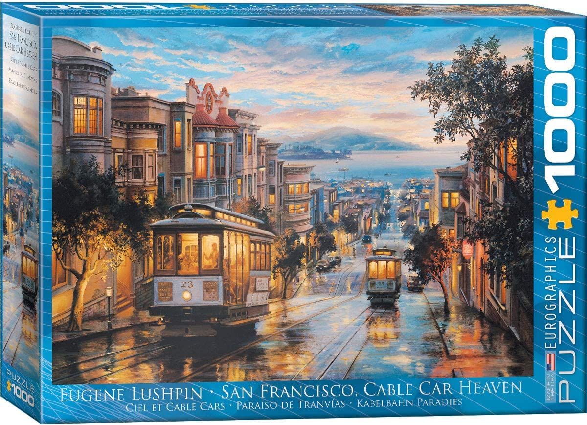Eurographics San Francisco Cable Car Heaven 1000 Piece Jigsaw