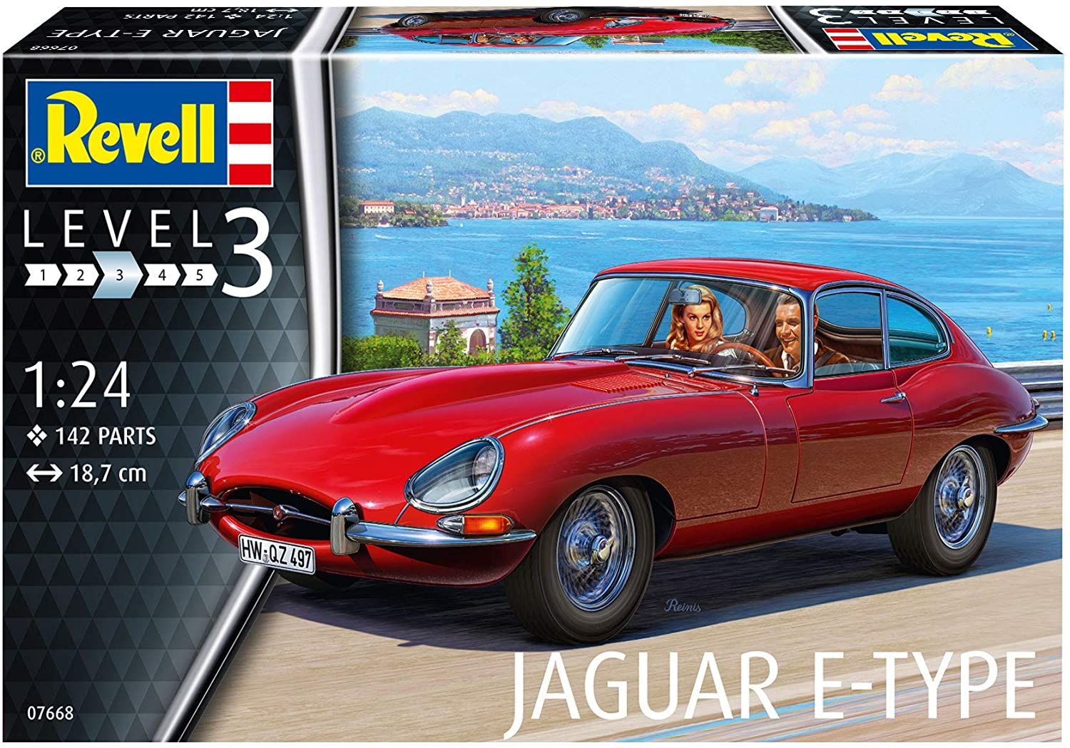 Revell 1/24 Scale Jaguar E-Type (Coupé) Model Kit
