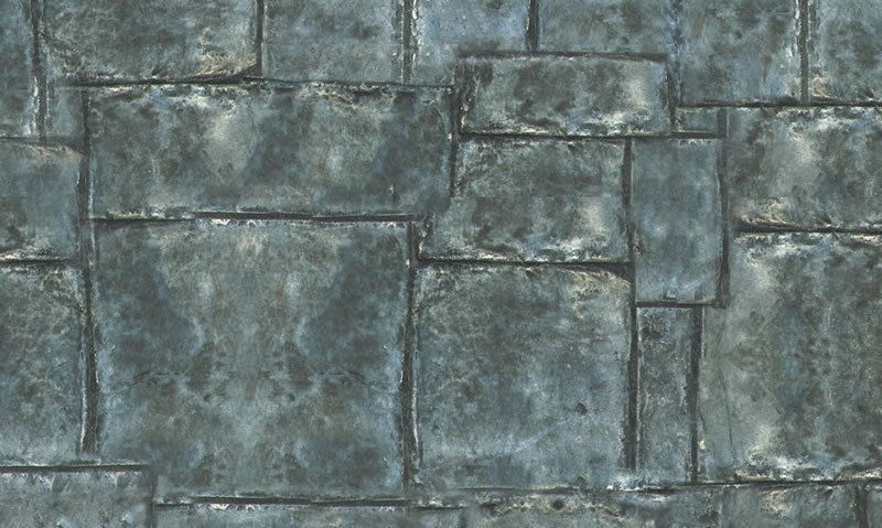 Country Flagstone External Wallpaper for 12th Scale Dolls House