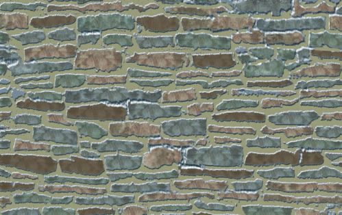 Country Stone External Wallpaper for 12th Scale Dolls House