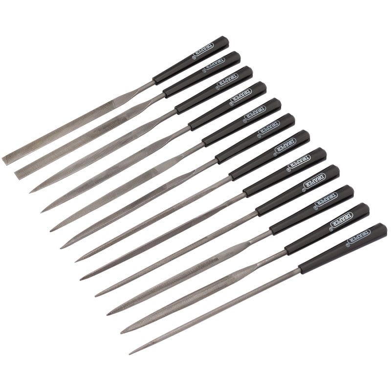 Draper 12 Piece Needle File Set