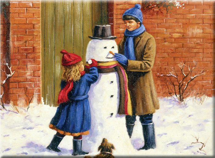 Painting by Numbers The Snowman