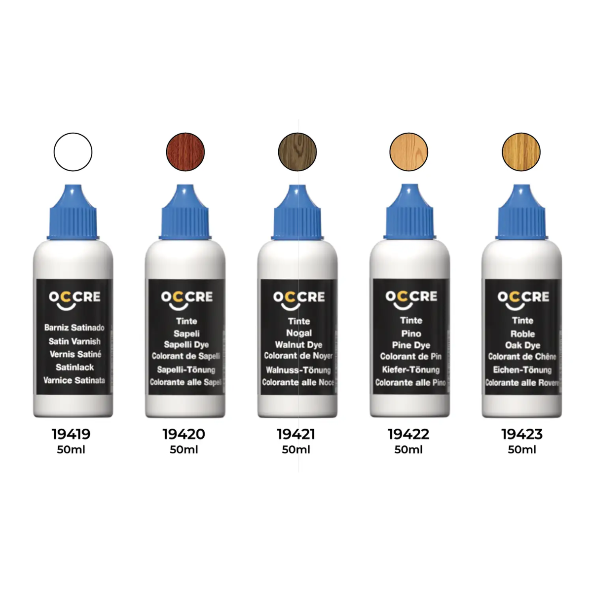 Occre Wood Stains and Varnish Set