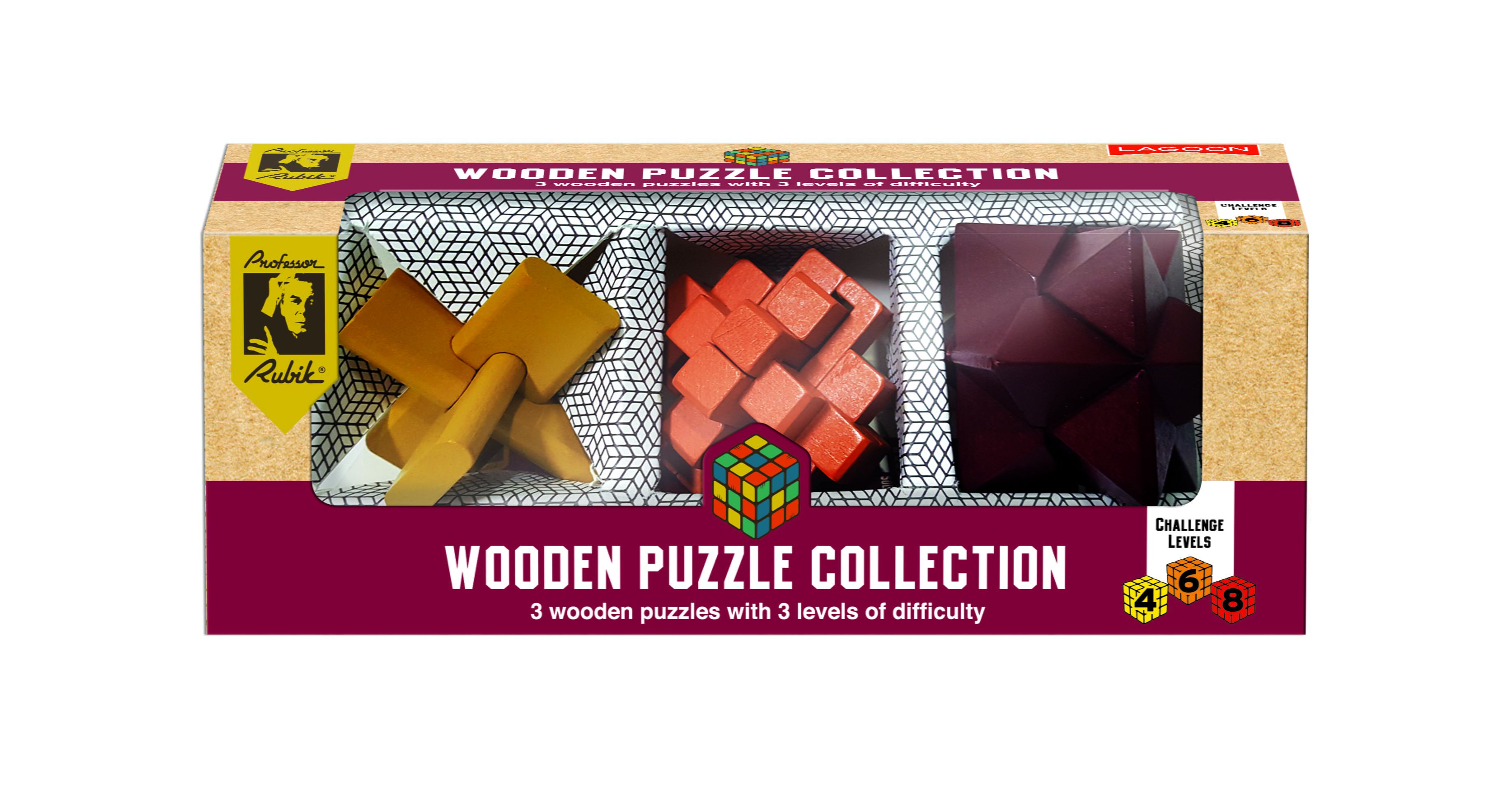 Rubik Wooden Puzzle Collection