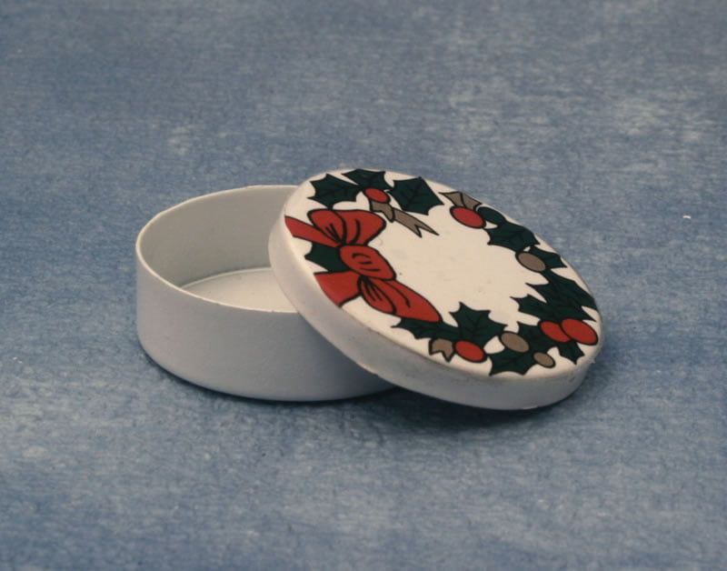 Christmas Tin for 12th Scale Dolls House