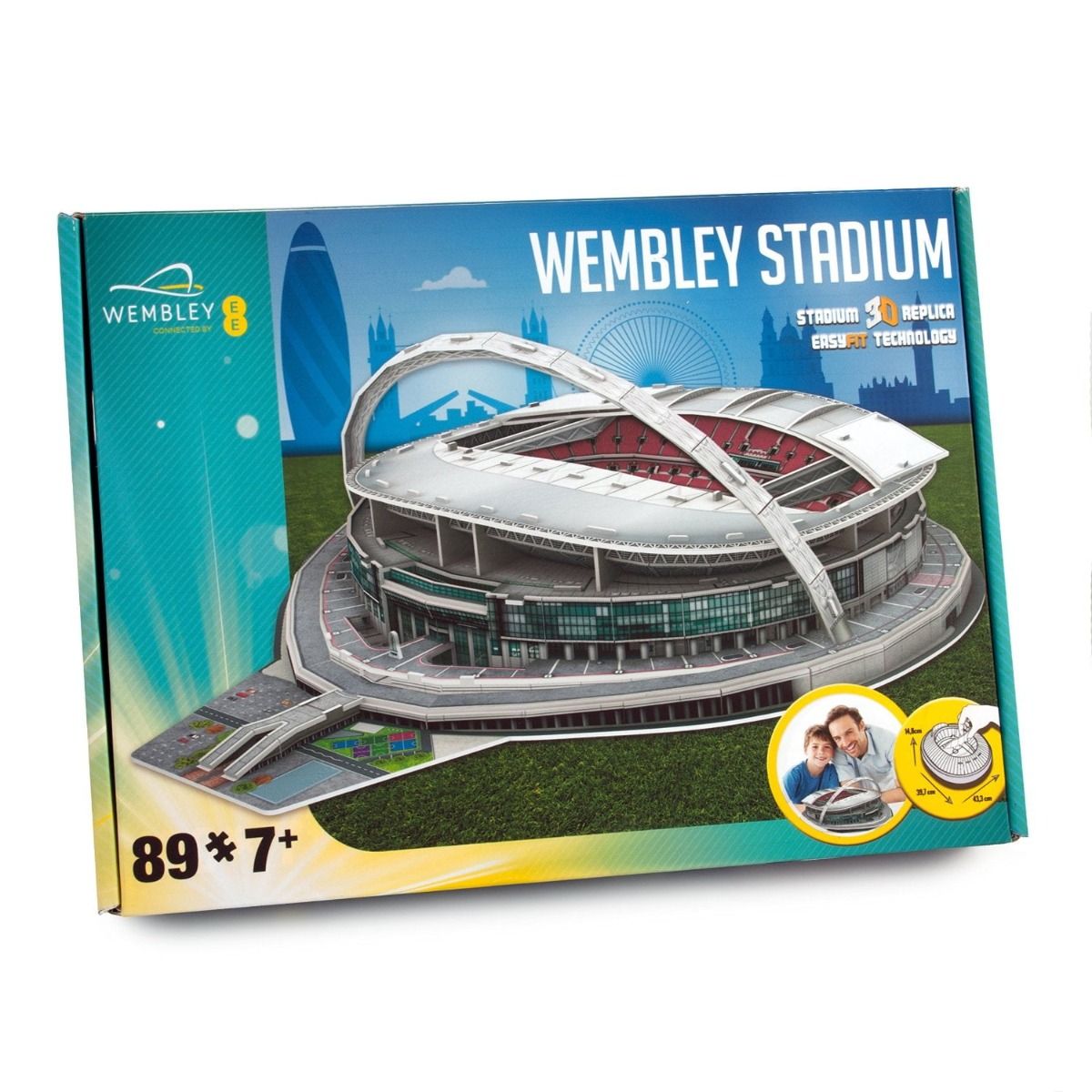  3D Replica Wembley Stadium England Football Club Easyfit Model