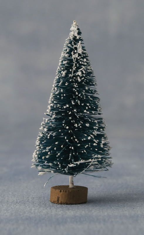 12th Scale Snowy Tree for Dolls Houses